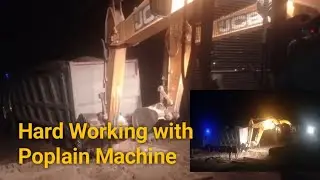 Double Poplain Machine Pushing The Truck🚛