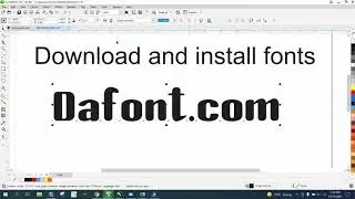 Corel Draw Tips & Tricks Fonts Download and install FONTS