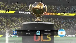 DLS 25 | 🇧🇷Brasil Vs Argentina🇦🇷 | Final! | 🌎DLS World Cup!🏆 