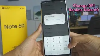 How To Change/ Settings Dpi Realme Note 60