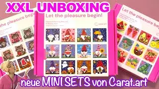 XXL UNBOXING Carat.art MINI SETS 😍 FÜR JEDEN MONAT WAS DABEI!