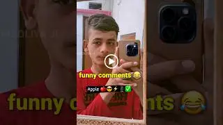 Apple 🔥😂 | Instagram funny comments |funny video #shorts #comedy