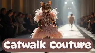 Catwalk Couture: Fall-Winter 2024/25 Fashion Show with Trendsetting Kittens!