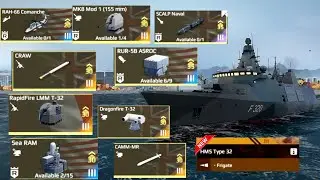 New Gacha Ship Review 🔥 HMS Type 32 In Modern Warships 