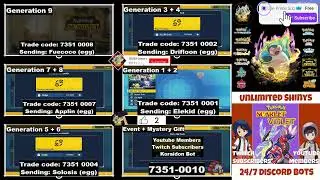 Pokemon Scarlet/Violet, All Shiny 6ivs pokemons  Free Giveaway