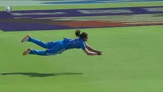 Indian woman&rsquo;s ￼Radha Yadav best catch 🤩 #cricket #indiacricket