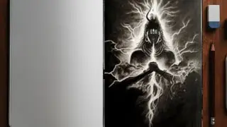 Lord Shiva in Charcoal &ndash; Power, Peace & Destruction 🔱 #art #sketching #charcoaldrawing 