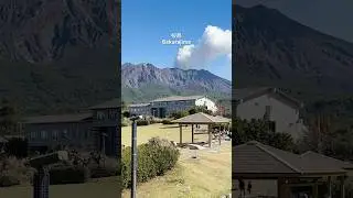 Kagoshima: Sakurajima! It's erupting, but is it okay? #shorts