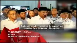 Indonesia's Presidential Stand-Off | INSIGHT | Channel NewsAsia