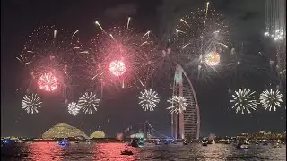 Burj Al Arab Fireworks 2026 #shorts 