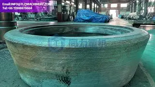 Vertical Roller Mill Spare Parts Tyre Surface Welding | Hardfacing & Repair Process.