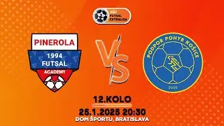 12.kolo NFE: Pinerola 1994 FA BRATISLAVA - Podpor Pohyb KOŠICE