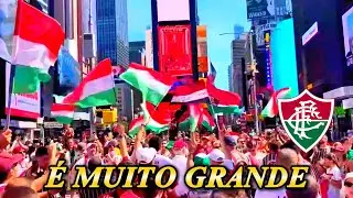 🔥 FLUMINENSE INVADE TIMES SQUARE!! DOMINAMOS NOVA YORK!! 🔥