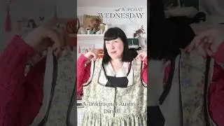 WIPchat Wednesday ~ Традиционный австрийский дирндль 🪡🧵🖤 #шитье #зима #дирндль