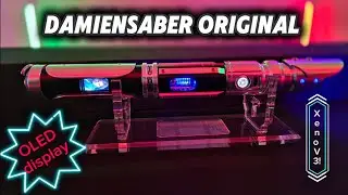 This Lightsaber Has a SCREEN?! | DamienSaber Original Design Review