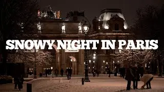 Snowy Night in Paris || Smooth Jazz Playlist