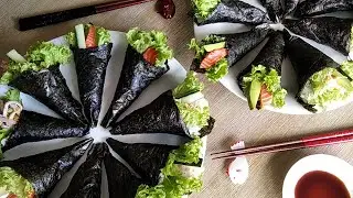 How to Make Easy Hand Roll Sushi At Home | Noko's Kitchen
