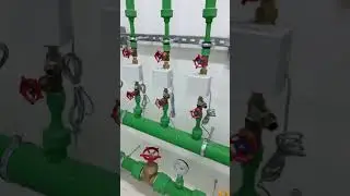 Water Meter Room | PPR Booster Line | Pressure Guage