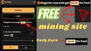 New cometa mining site ! No Investment Required|tron mining site|@cryptoguruji