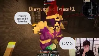 Disguised Toast planning to Nuke the Offlinetv minecraft server ft Simpkkuno