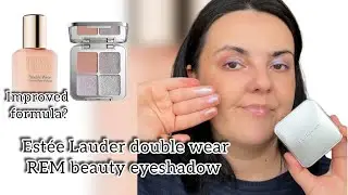 New Estee lauder double wear foundation/  REM beauty sweet dreams eyeshadow quad