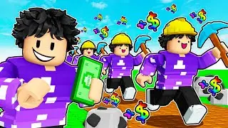 Eu fiz CLONES para MINERAR e FICAR RICO no ROBLOX