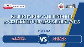 🔴LIVE : GASPOL 🆚 ANKER || KEJURDA JABAR U-19  2025 INDRAMAYU