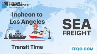 Sea freight transit times Incheon to Los Angeles