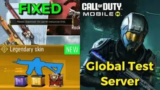 New Secret Cache Gun, Test Server, and Can't Access Collapse Mutation event