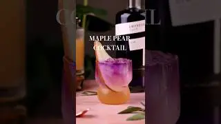 Maple Pear Cocktail 🍁 #FallCocktails