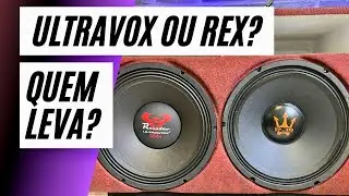 TRETA ALTO FALANTE ULTRAVOX 550+ vs ALTO FALANTE REX RP550 - QUEM LEVA?