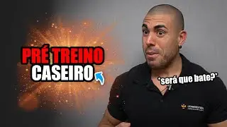 Pr&eacute; treino caseiro que pode ser eficiente
