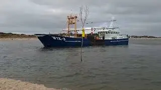 H&ouml;rnum Odde mit Muschelfischer 
