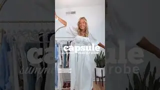 Summer capsule wardrobe - Just 15 pieces but the outfit combos are endless!
