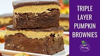 Triple Layer Pumpkin Brownies Recipes - A Delicious Fall Dessert