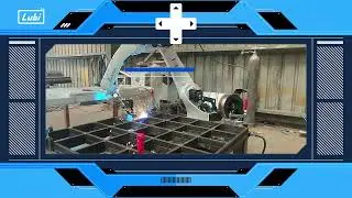 Lubi Electronics successfully installs welding robot for AS/RS pallets manufacturing.