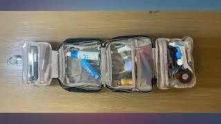 NISHEL 4 Sections Hanging Travel Toiletry Bag Organizer, Large Makeup Cosmetic Case review