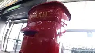 Post Box - Elizabeth II red post box - Royal Mail Post Boxes - British Post Boxes - English Mail Box