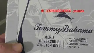 Ремень Tommy Bahama Reversible Pants COSTCO ОБЗОР