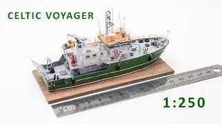 Celtic Voyager 1:250 Card - Paper ship kit by Paper Shipwright/ David Hathaway
