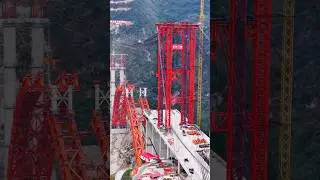 CHINA&rsquo;S 520M MEGA ARCH Rising | GUNIUHE Grand Bridge 2025 #civilengineering