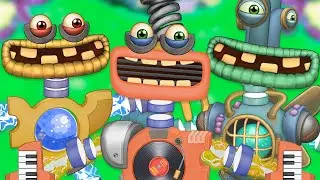 Wubbox, Rare Wubbox, Epic Wubbox - Water Island Trio (My Singing Monsters)