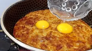 Just add eggs with potatoes it's so delicious|simple breakfast , lunch and dinner recipes |Asmr