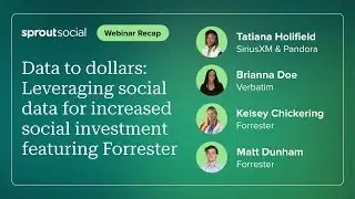 How do you use social data to earn more investment? | Forrester Recap