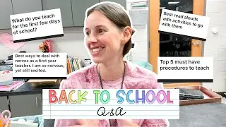 BACK TO SCHOOL Q&A | answering your questions about getting ready for school