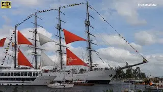Sail Amsterdam 2025 ( 10 Tall Ships + 3 Replica's) [4K]