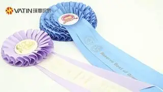 Award Ribbon Rosette From VATIN Ribbon Co ,Ltd