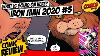 Iron Man 2020 #5 review: cats and eye shadow