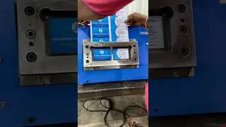 DOUBLE PVC ID CARD CUTTER AUTOMATIC MOTORIZED #idcard #idcardcutter #pvcidcardcutter