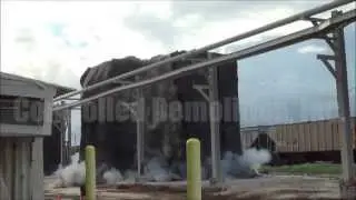 Chemical Plant Kiln C Pedestal Fragmentation - Controlled Demolition, Inc.